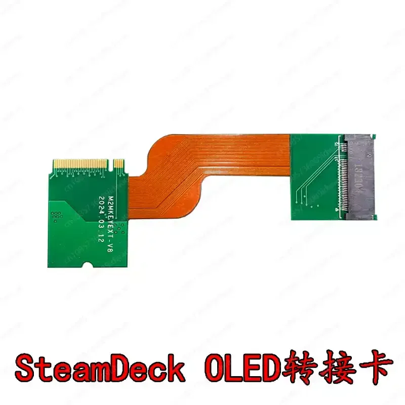 For SteamDeck Oled SSD Hard Drive Conversion Flexible PCB PCIe4.0 M.2 2230 to 2280 Hard Drive Conversion 4T 8T Adapter Card