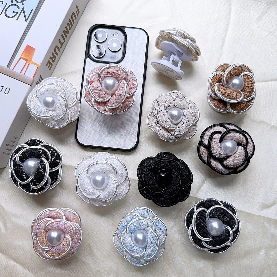 

Fashion Cute 3D flower Folding finger ring bracket Phone Holder for IPhone Samsung Support Socket Pocket Grip Tok Stand Bracket