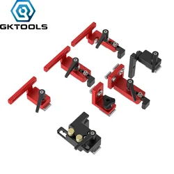 Connecteur de clôture de jauge d'onglet de piste de fente en T, routeur d'infraction, perceuse, curseur de table de scie, bouts rapides, butée de goulotte, calcul de travail
