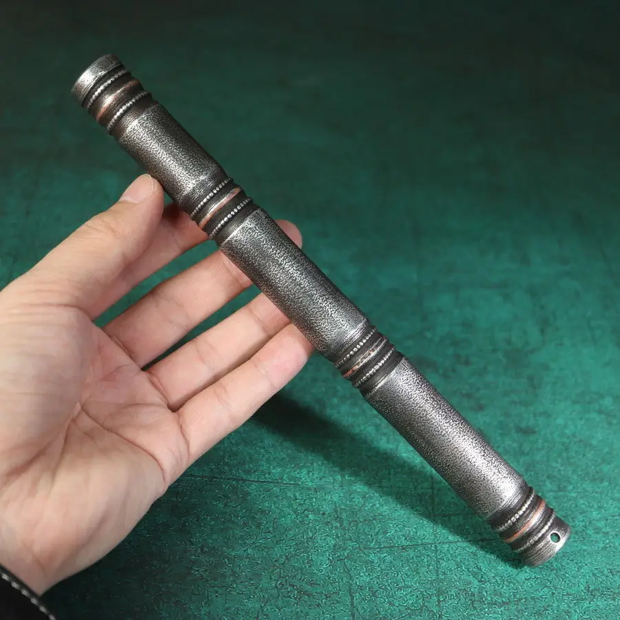 Handmade Copper Inlaid Tiantie Armored Flute Tibetan Ethnic Style Short Flute