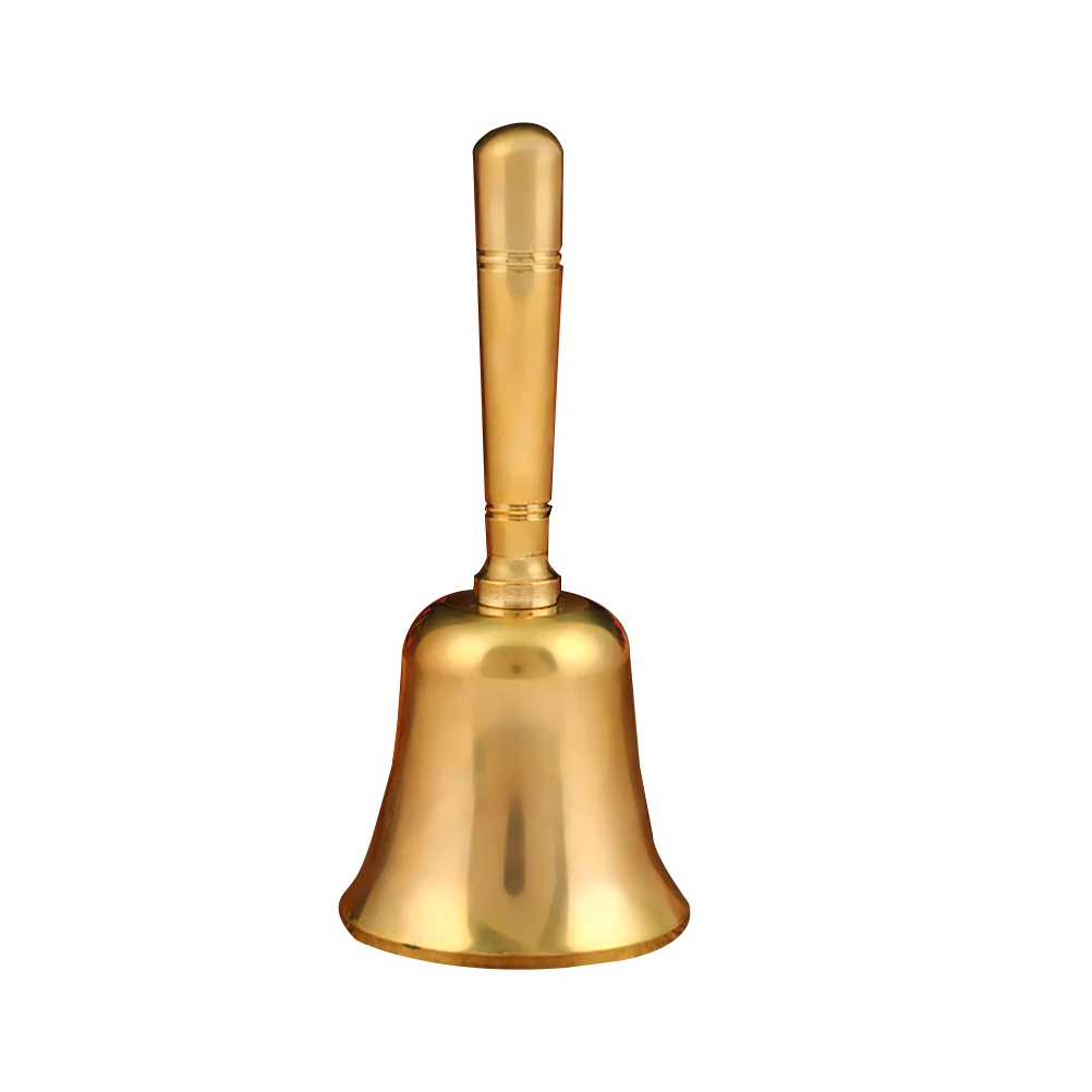 

Copper Dish Service Bell for Desk Small Hand Decorations Kitchen Desktop Hotel Ring Office Retro Call Bells Restaurant