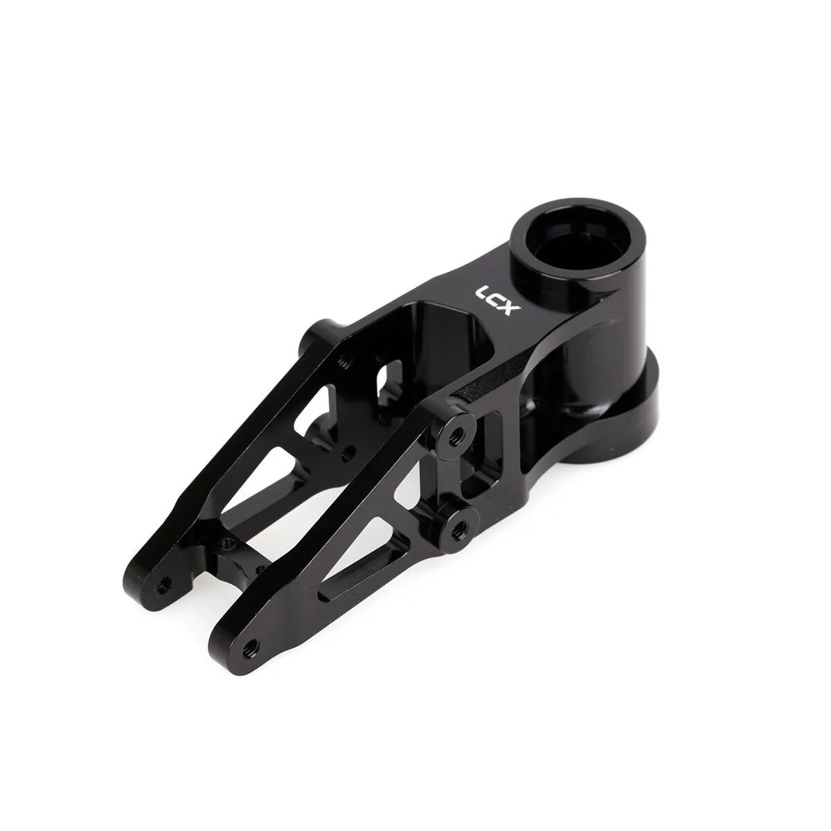 LCX Racing 1/4 RC Motorcycle Aluminum Front Bulkhead Steering Mount for Losi Promoto-MX Upgrades Parts Accessories