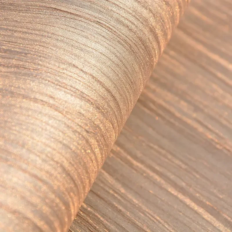 Natural Wallpaper Lurex Metallic Yarn Wallcovering for Home Hotel