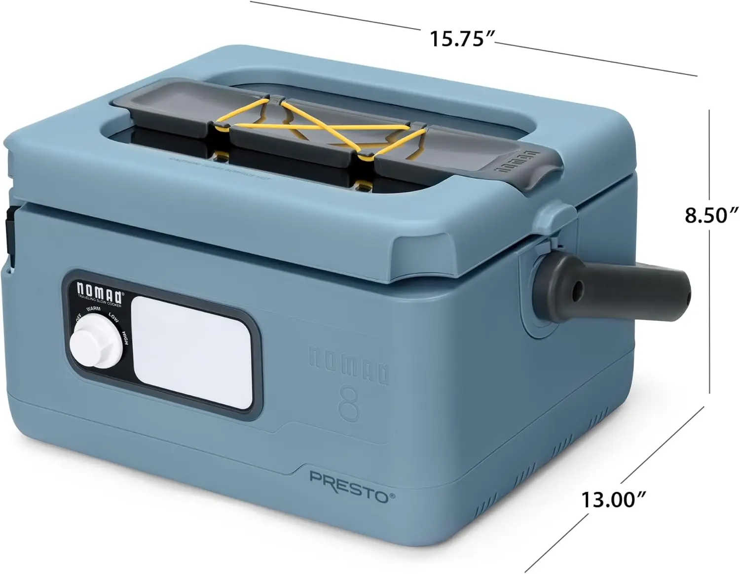 06017 طباخ Nomad السفر البطيء سعة 8 لتر، أزرق