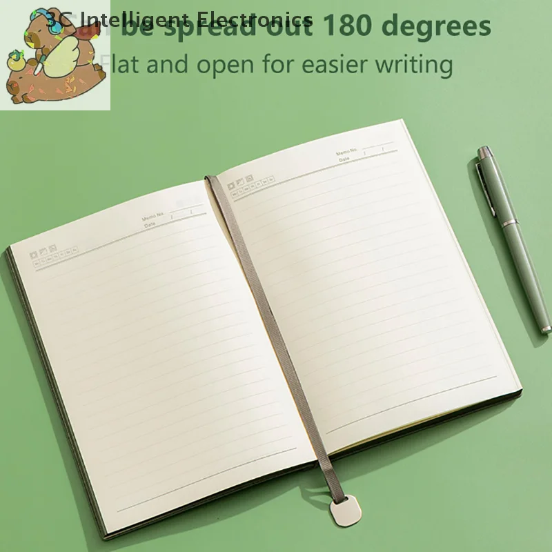 Thickened Notebook Diary Notebook Vintage High-end PU Leather Classic Travel Diary Notebook Business A5 Notebook Gift Box