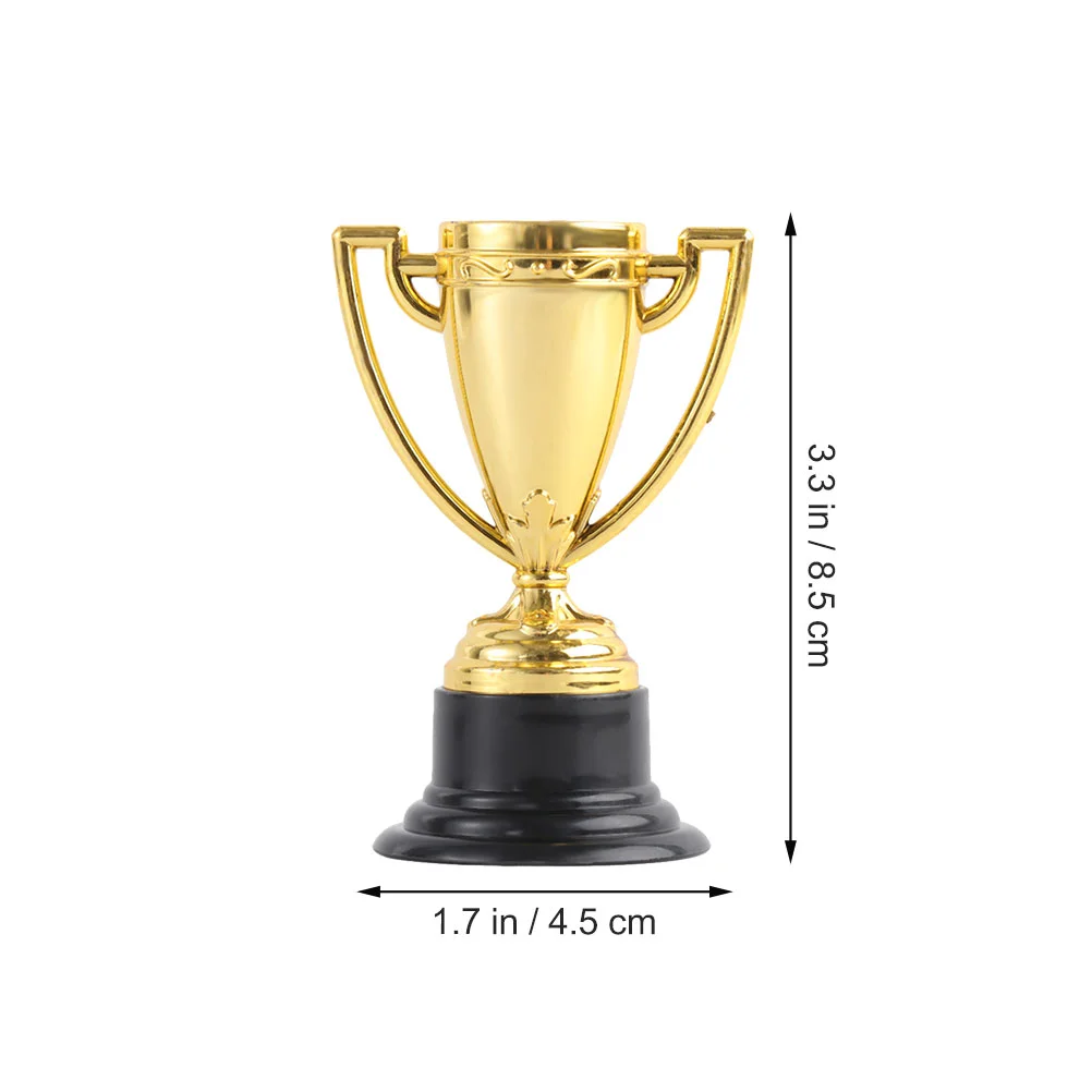 16 Pcs Reward Small Trophy Mini Cup Kids Trophies Party Celebration Gifts Plastic Award Toys Work