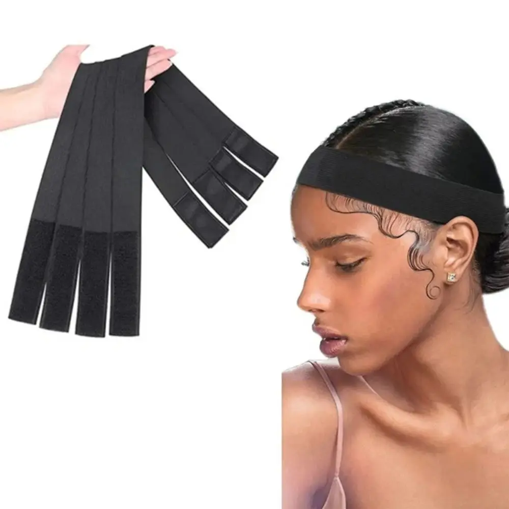 Health Beauty Elastic Headband Wig Band For Edges Adjustable Magic Sticky Wig Grip Band Nylon Lace Wigs Hair Band