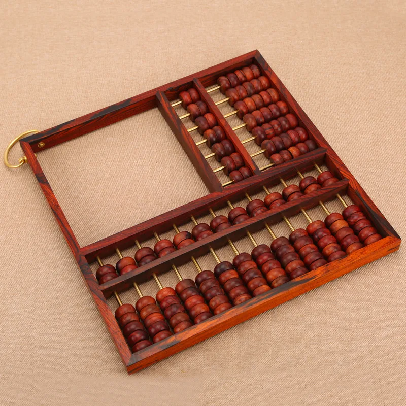 Redwood Hanging Abacus, Acid Branch Wood Antique Ornament, Abacus, Solid Wood Home Decoration