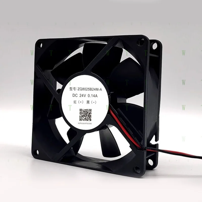 

H 1 PCS for Axial fan ZQ8025B24M-A DC24V 0.14A 8025 8CM 2 WIRE cooling fan