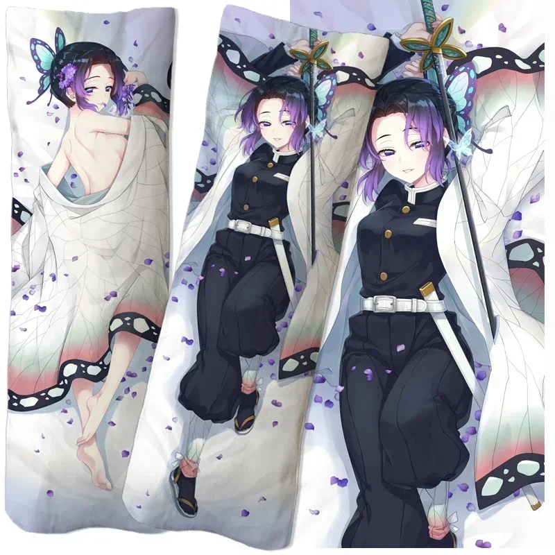 Anime Demon Slayer Kocho Shinobu Dakimakura Pillowcase Cushion Cover Hugging Body Pillow Case Game Otaku Pillow Cover