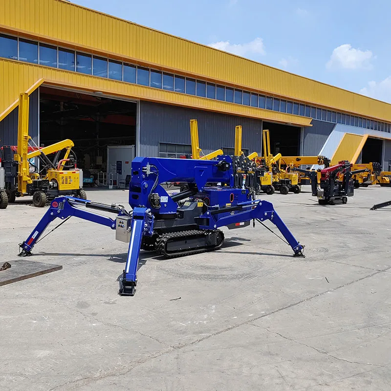 High Lift Height 5t Spider Crane Telescopic Boom Tracked Vehicle For Facade Installation Narrow Space Engineering