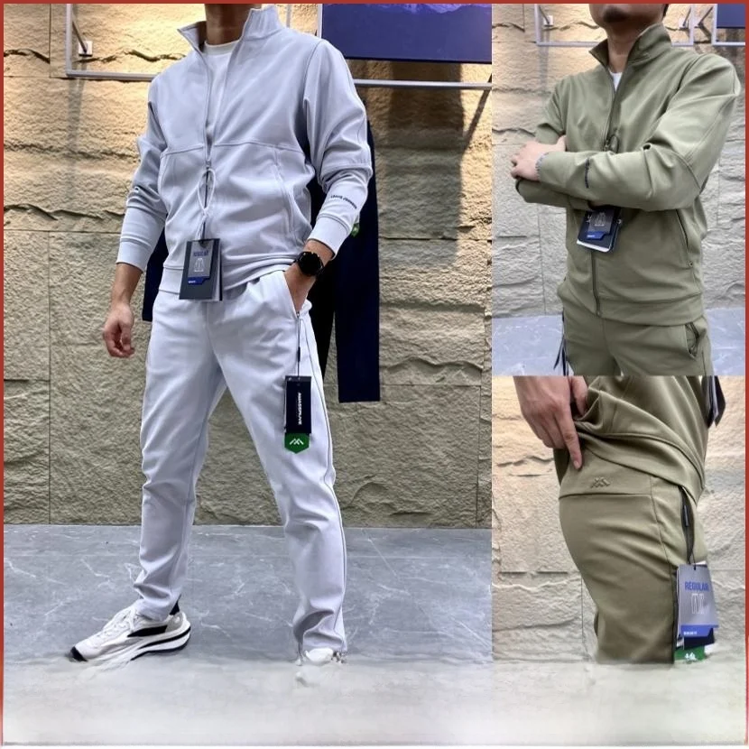 

Leavo Johnson комплект спортивной одежды с дышащей текстурой, осенне-зимний повседневный удобный длинный комплект све, молодежные модные китайские брюки