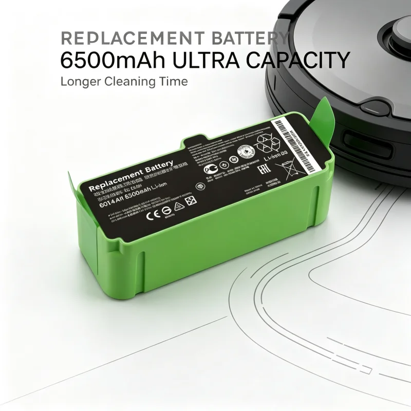 14.4V Li-ion Replacement Battery for iRobot Roomba 500 Series Vacuum Cleaner with Smart BMS Overcharge Protection Long Runtime