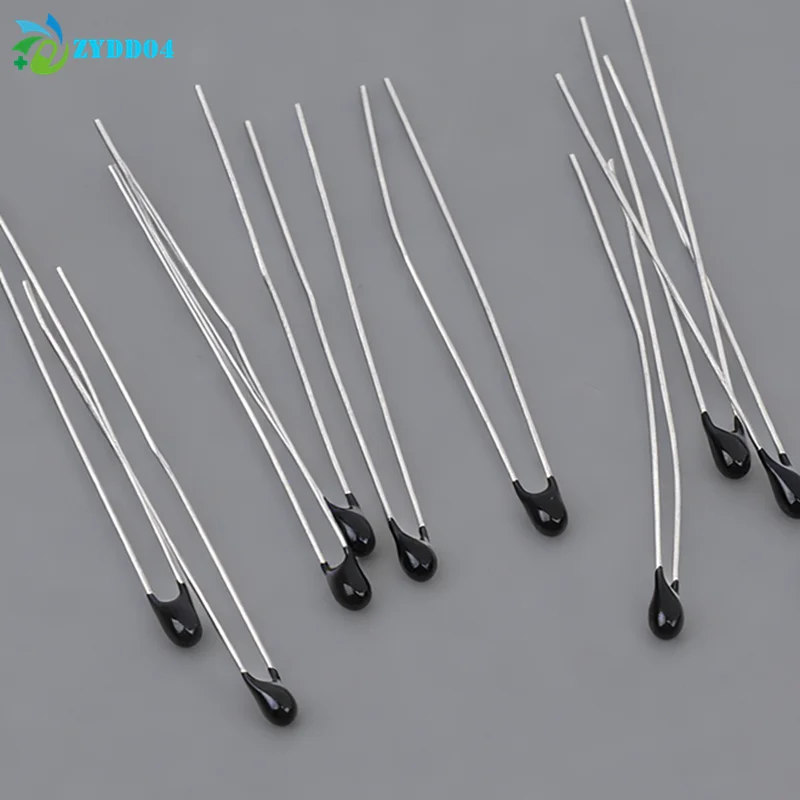 ●10Pcs NTC Thermistor Thermal Resistor MF52A103F 3435 Thermistor B3435 NTC-MF52A-103F 10K Ohm 1% Temperature Sensor