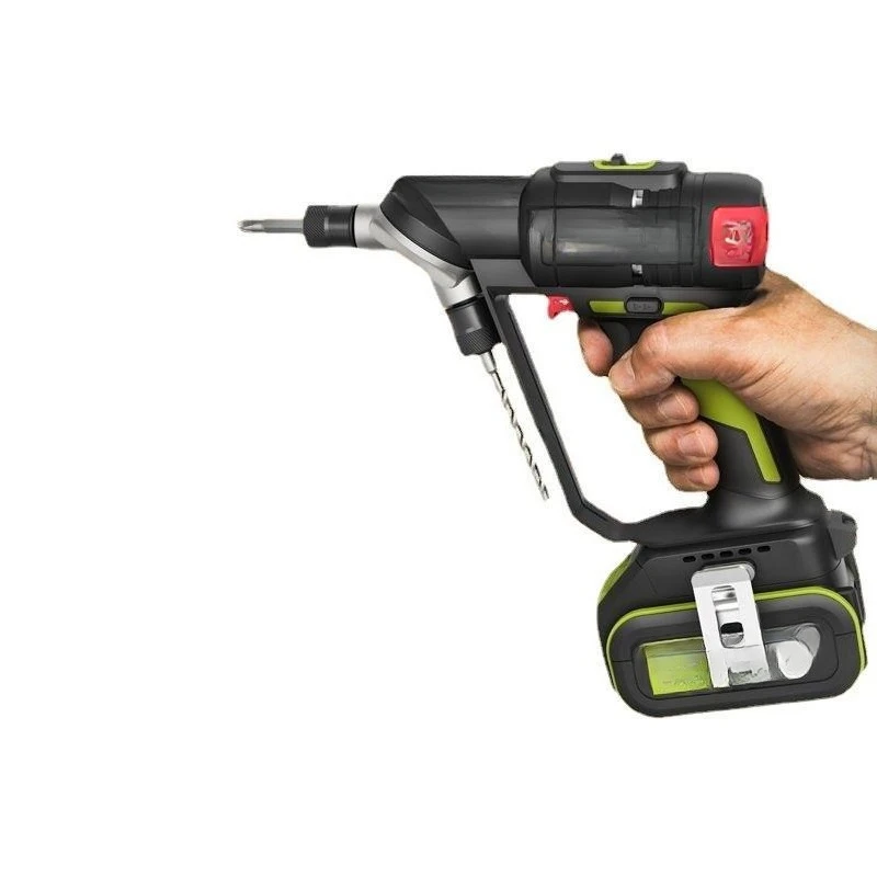 

New Hand Drill WU177 Electric Driver Double Head Drill Multifunctional Brushless Electric Screw Household Electric Transfer