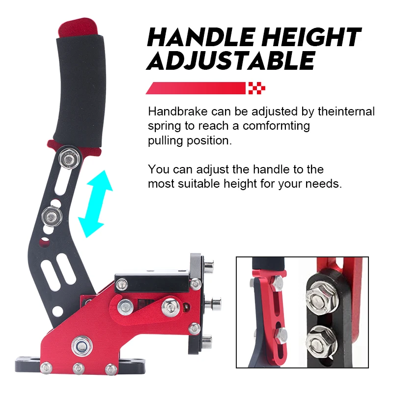 Hall Effect Sim Racing Handbrake Linear USB PC Drift Brake for ETS2 Assetto Corsa Compatible with SimRuito Paddock