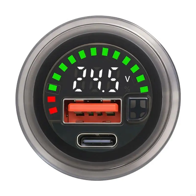 

Q22B Accurate Battery Gauges with Digital Readout High Accuracy Battery Monitor Suitable for 12V-24V Power Systems