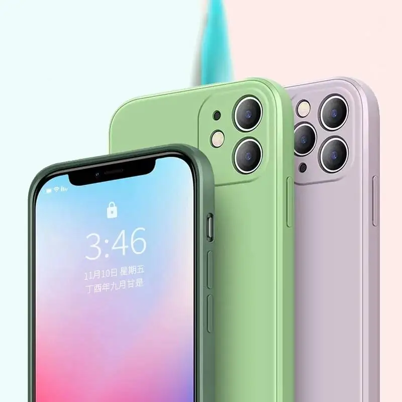 Soft Liquid Silicone Case For Infinix Note 12 G96 11 11S 10 Pro NFC 12 8 8i G88 Hot 8 9 Play 10 Lite Smart 4 5 Cover