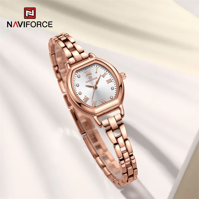 

NAVIFORCE Women Luxury Brand Watch Elegant Fashion Ladies Clock Waterproof Female Wristwatches Relogio Feminino 2023 New Design