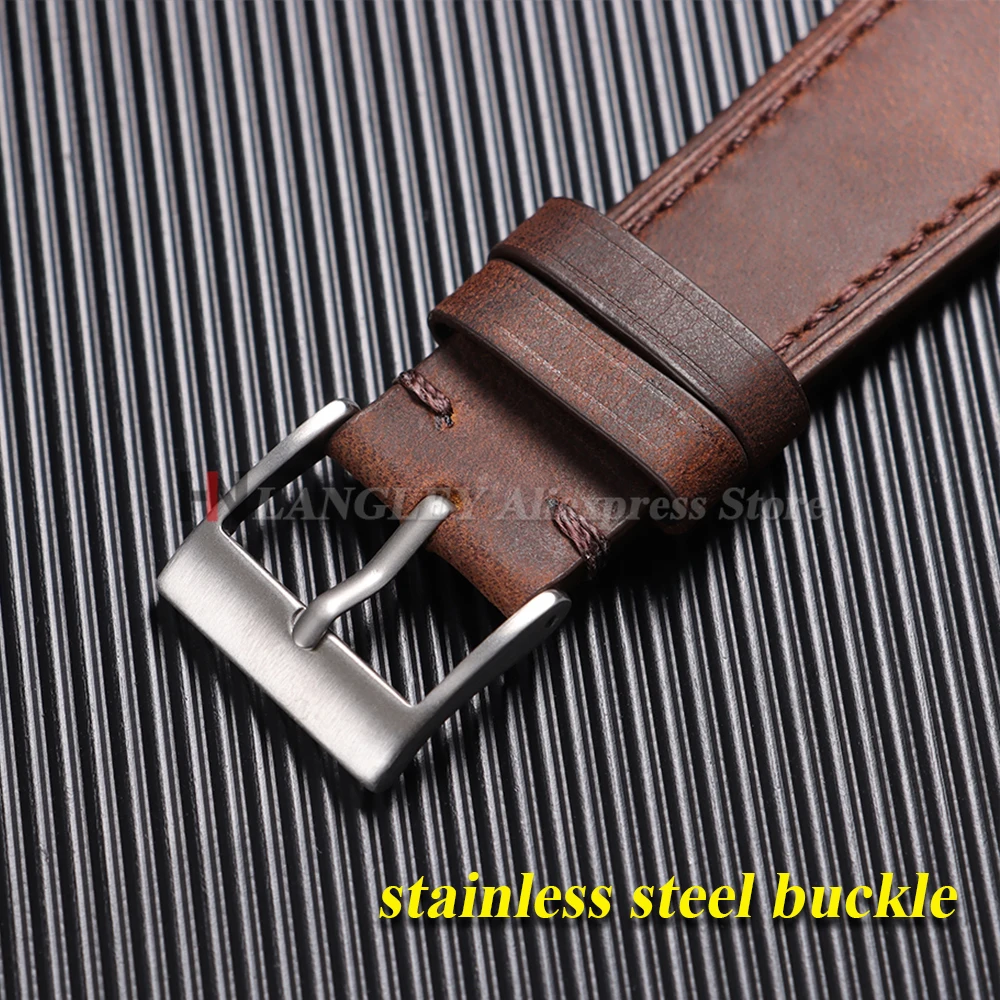 Vintage retro pulseiras de relógio de couro genuíno 18mm 19mm 20mm 21mm 22mm 24mm pulseira de relógio macio liberação rápida masculino feminino pulseira de relógio