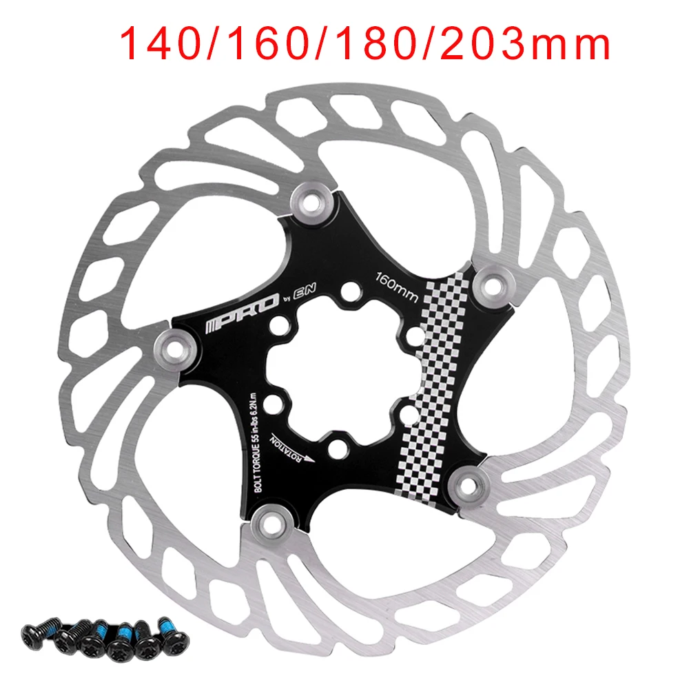 

XT Mtb Brake Disc 140mm 160mm 180mm 203mm 6 Hole Disc Brake Rotor with Brake Disc Screw for Shimano Bicycle Hydraulic Disc Brake