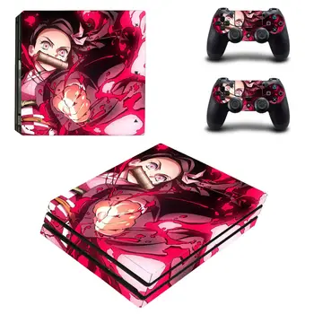 動漫炭治郎祢豆子PS4 Pro主機及手把保護膜貼紙,PS4 Pro主機及手把專用乙烯基材質 10 最佳銷售 PS4皮膚 - №9