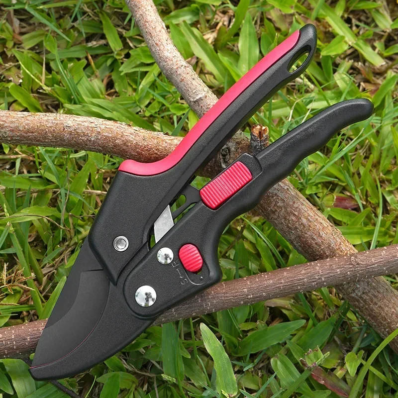 Imagem -02 - Aço Scissor For Garden Pruner Branch Pruner Trimmer Tools Ratchet Skip Shear Scissors Bonsai Shear Gardening Tool Farm