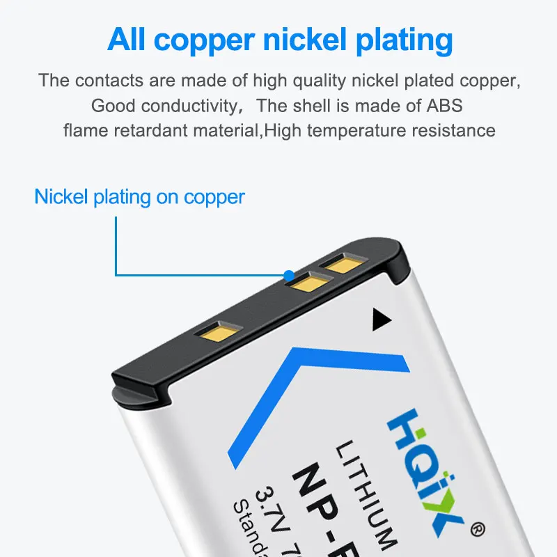 HQIX für Sony DSC-RX0II RX0 RX0M2 Sport Digitalkamera NP-BJ1 Dual-Ladegerät Akku