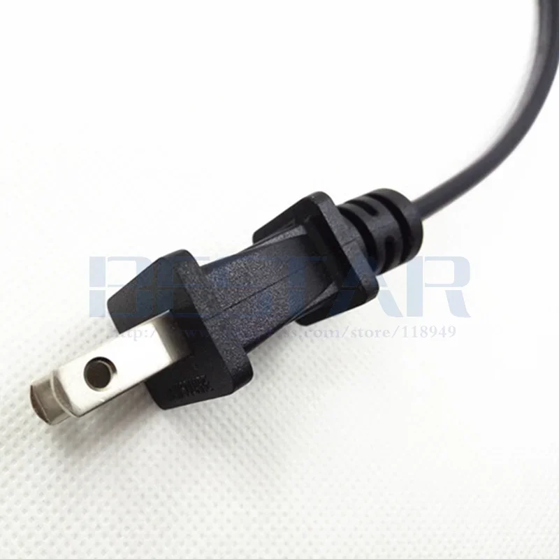 كابل طاقة NEMA 1-15P إلى IEC 320 C5، 2 Pin JP US Plug 2 Pole IEC 60320 C5 3 Prong AC سلك طاقة قصير للكمبيوتر المحمول كابل محمول 20 سم