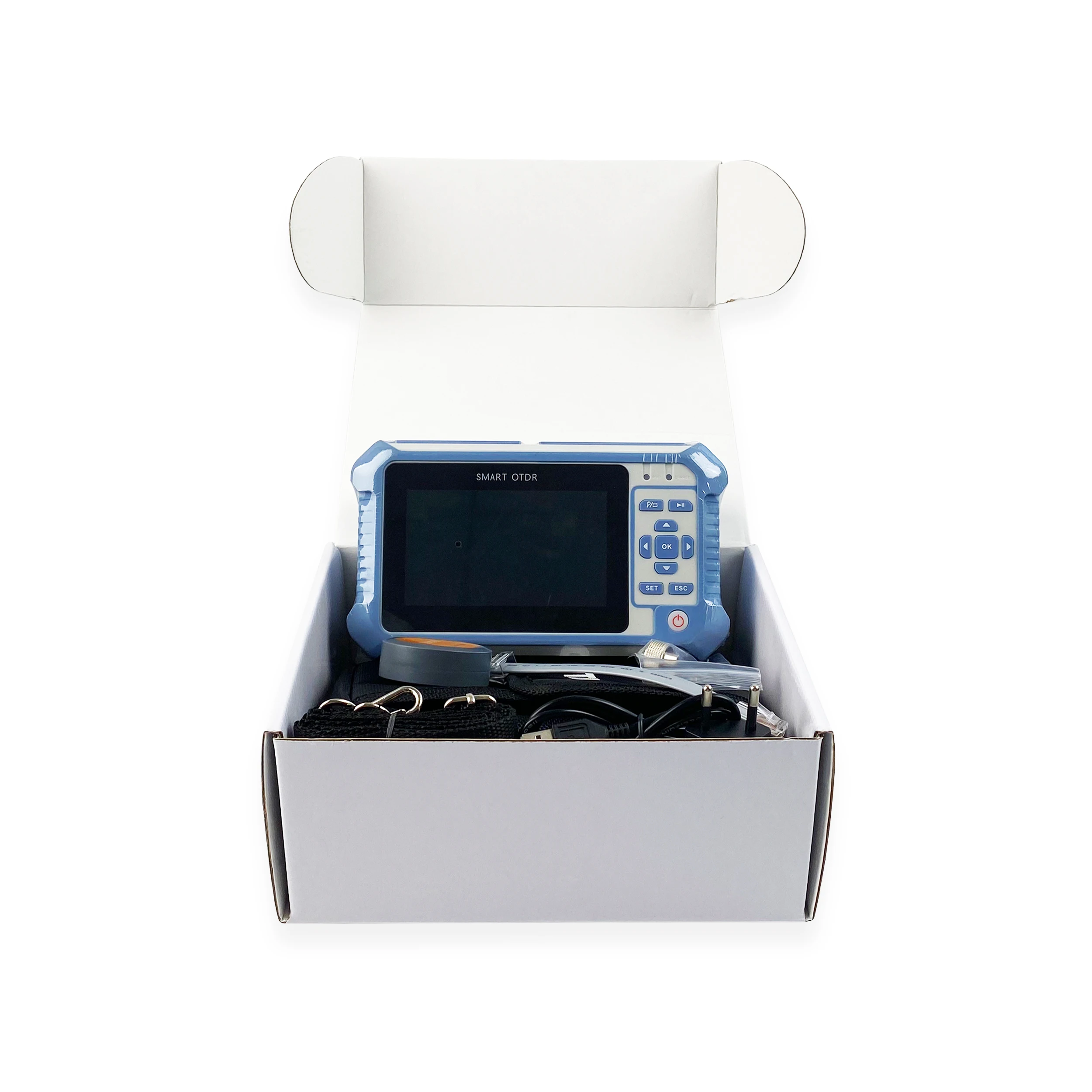 

Mini OTDR fiber optic tester PON OTDR GPON 1310/1490/1550/1625/1650nm VFL LS OPM Event Map Ethernet Cable Test