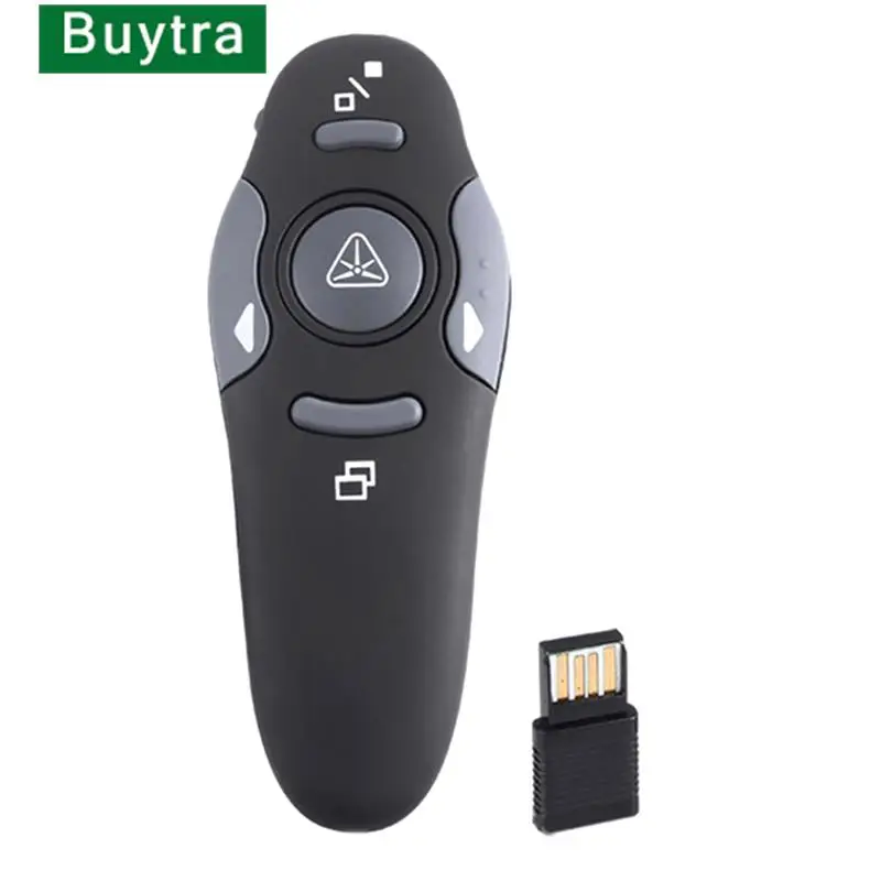 2.4GHz Wireless USB Powerpoint Presentation PPT Flip Pen Pointer Clicker Presenter with Red Light Remote Control for Teacher