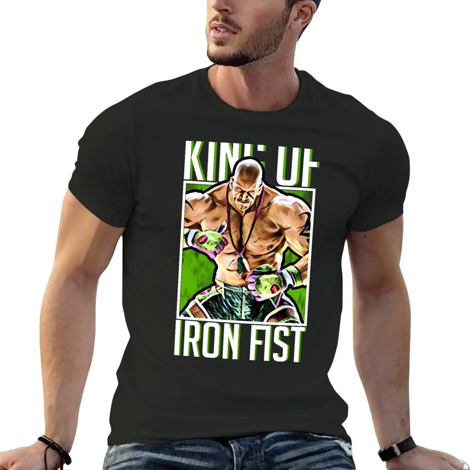 King of Iron Fist - Craig Marduk T-Shirt designer shirts oversized baggy shirts man t shirt black t-shirts for men