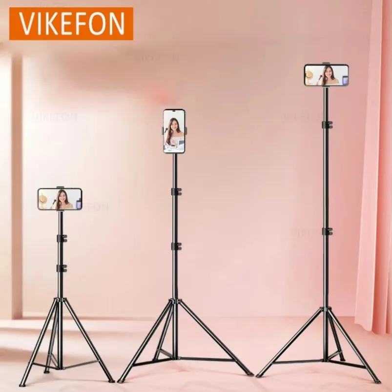Live Tripod Video Recording Selfie Landing  Monpod Foldable 56cm-160cm Extendable Mobile Phone Stand Holder For All Phone Camera