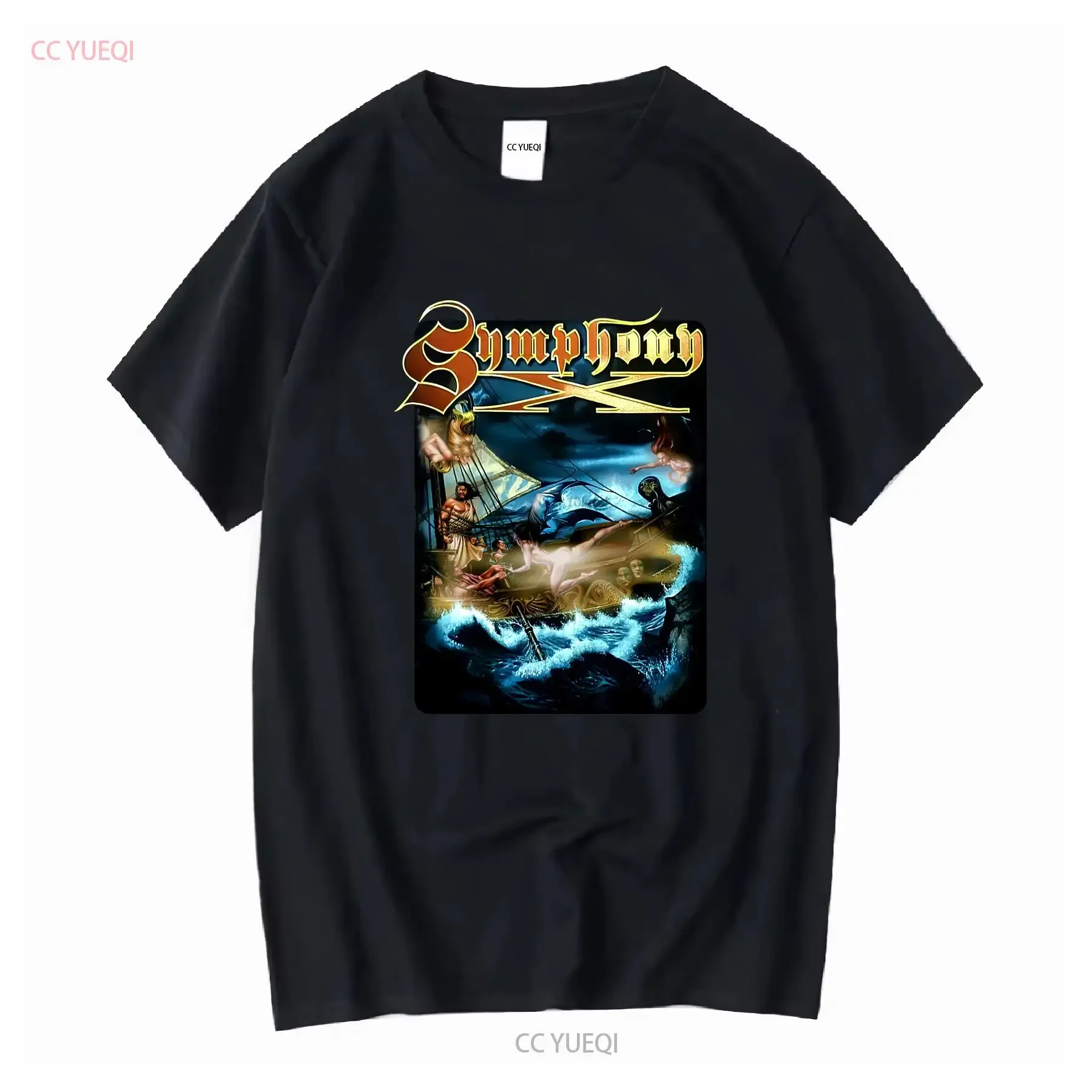Hot Symphony X Band For Fans Cotton Black Full Size T Shirt All Color vintage Washed Stylish fashion Comfortable vintage