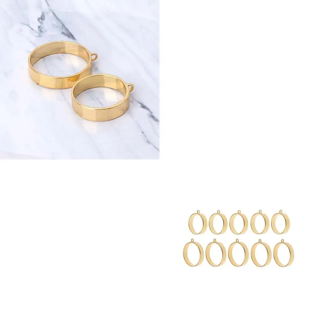 

5 шт., брелоки, подарок для женщин и девочек, круглые рамки для изготовления ювелирных изделий своими руками, подвесные рамки с