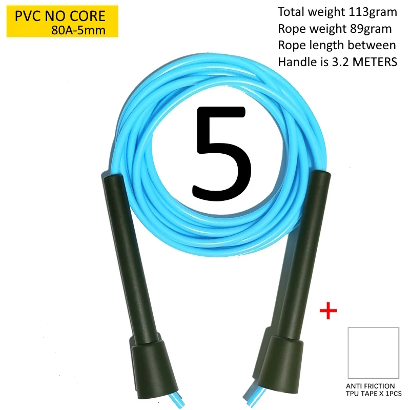 NEVERTOOLATE RA handle 5mm diameter jump skipping rope fitness Rush Athletics same shape longer rope cord good