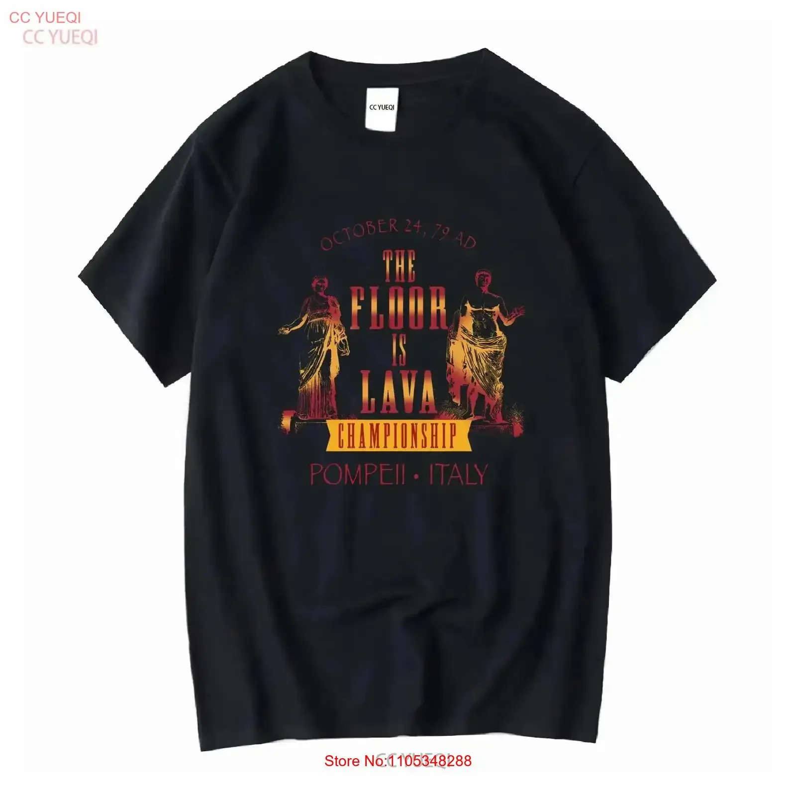 Pompeii Italy Floor is Lava Retro Jersey T Shirt The Nothin' Farm vintage Washed designer clothes vintage Washed streetwear