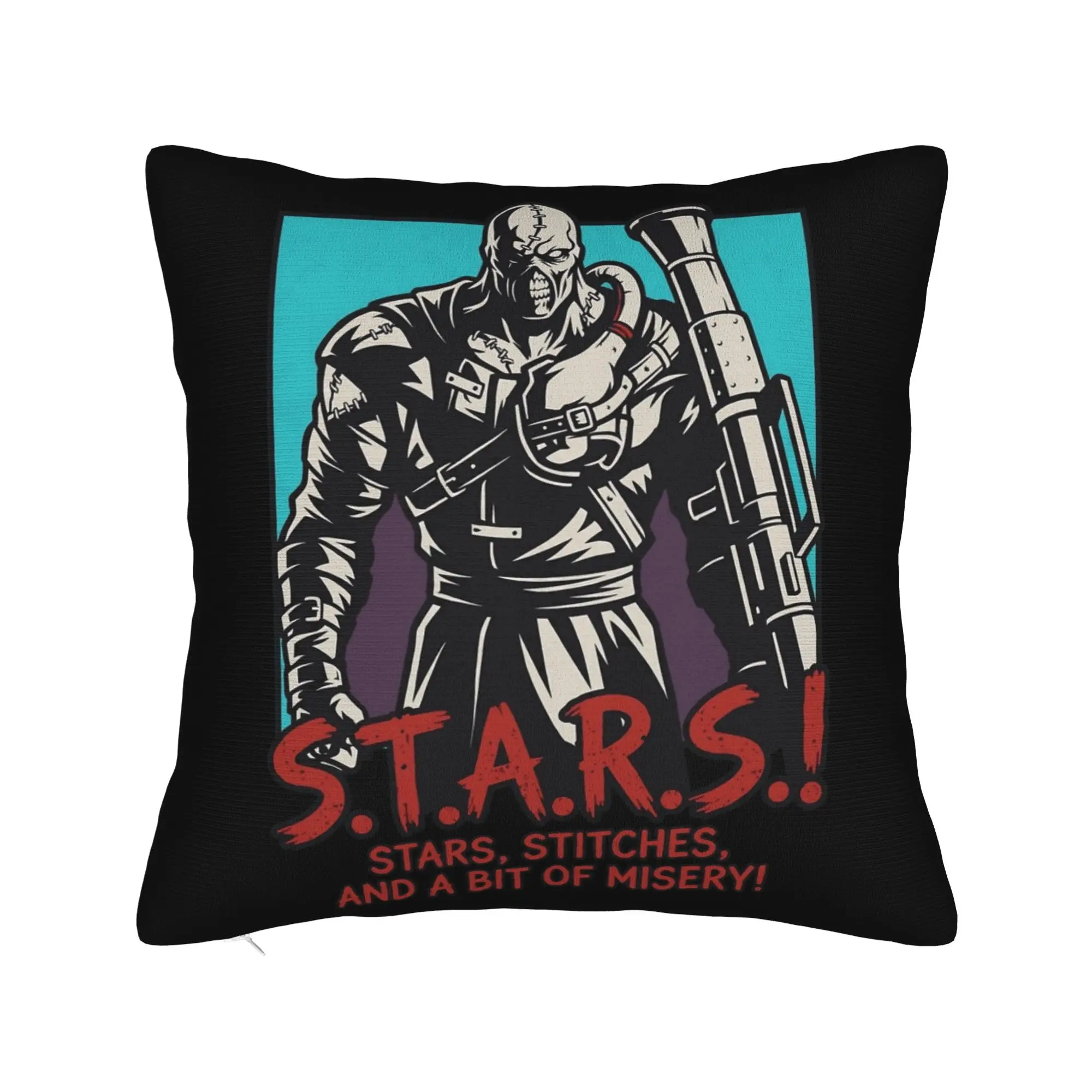 Nemesis STARS Residents Evils Pillowcase Printed Polyester Cushion Cover Decorative  Pillow Case Cover Home Square 40X40cm