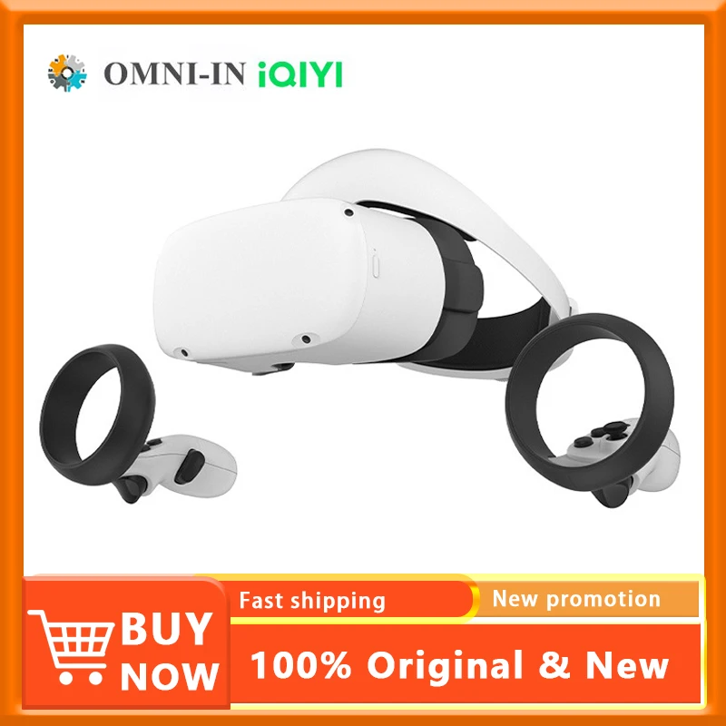 

Iqiyi Qiyu Dream VR Headset All-in-one Snapdragon XR2 6dof Somatosensory 8g+128g Memory VR Helmet Free Contace WIFI Hot 2022