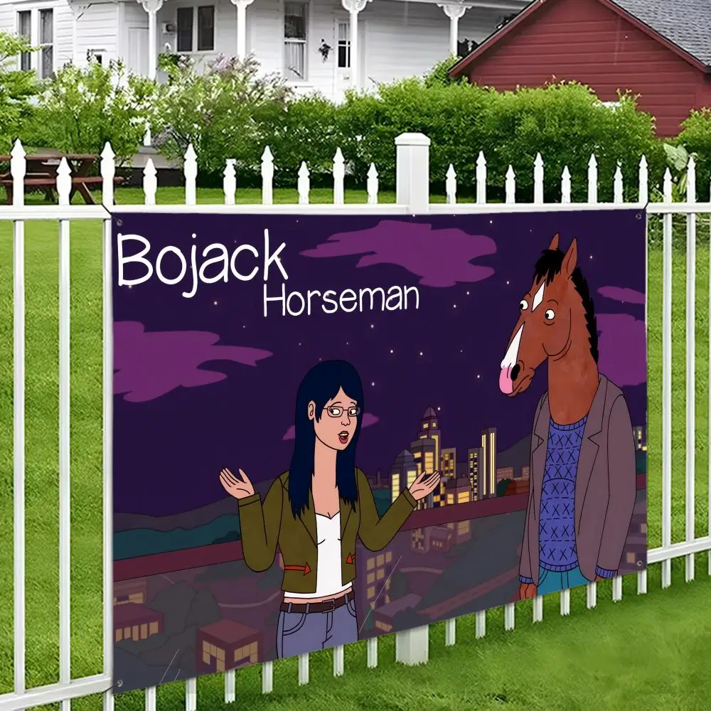 BoJack Horseman Flags Wall Hanging Tapestry Outdoor Decorative flag Background Blanket