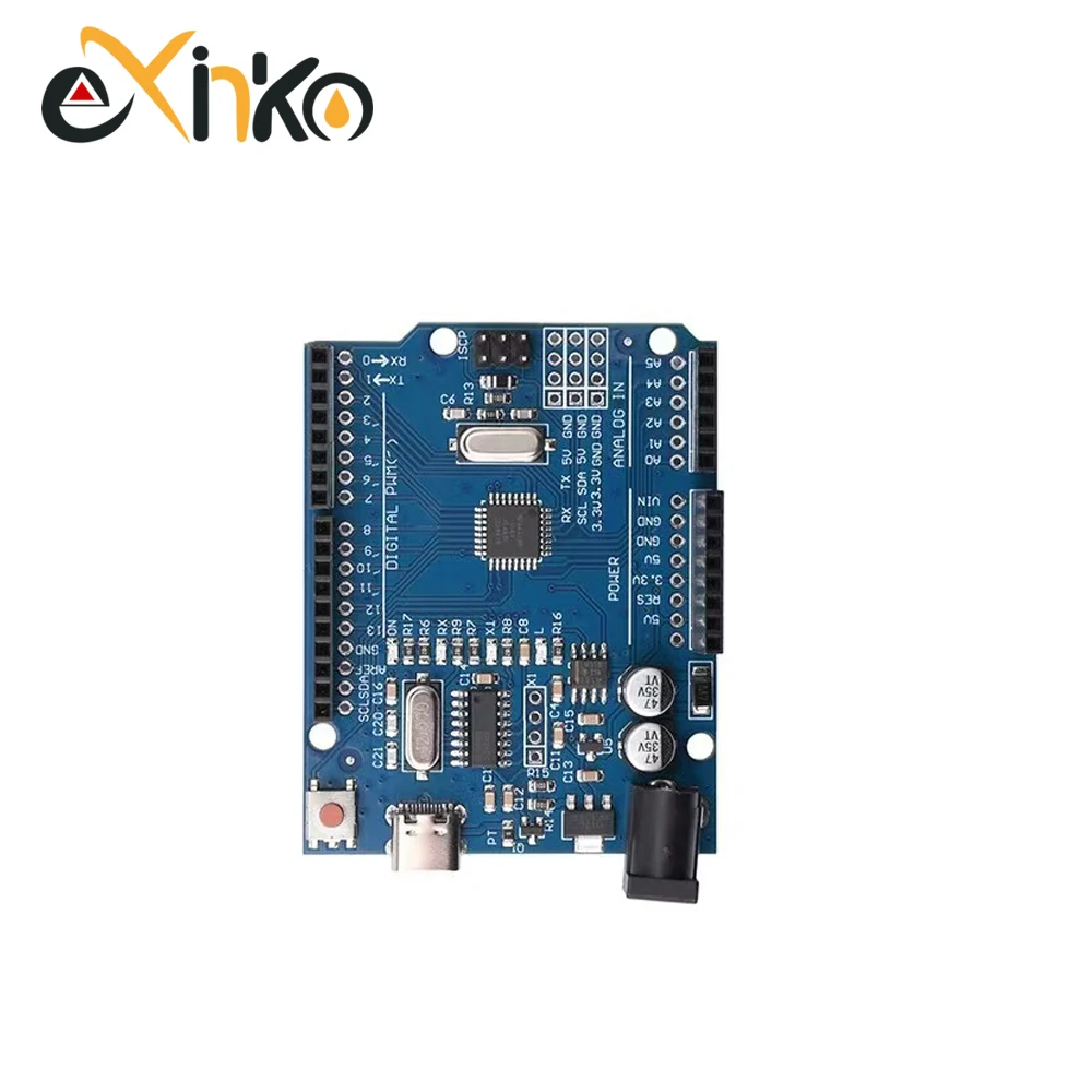 1/5/10 szt. Płytka UN0 R3 ATmega328P Płytka Rozwojowa z Listwą Kołkową i Kablem Kompatybilna z Projektami Arduino IDE Typ-c — zdjęcie produktu 4