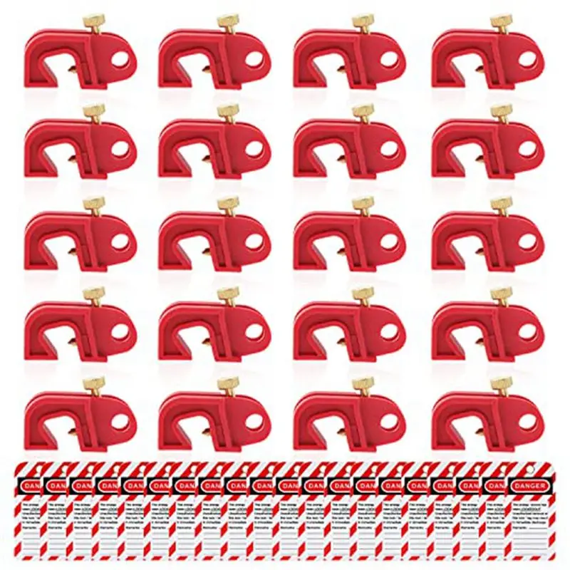 

A01E-Device Lockout Tagout Tag Kit Breakers Lockout Universal Electrical For Lock Out Tag Out Set