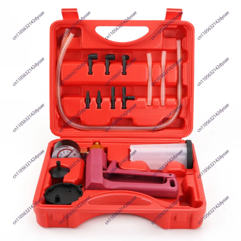 Manual Brake & Clutch Bleeder Tester Set Bleed Kit Vacuum Pump Car Motorbike