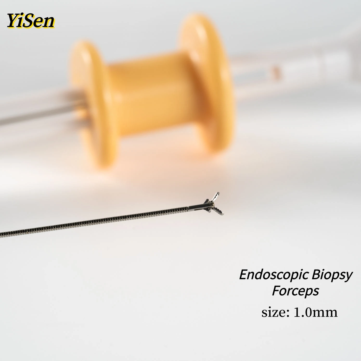 1.0mm Disposable Endoscopic Bronchoscopy Biopsy Forceps With Oval cup Jaws ESD Medical teaching