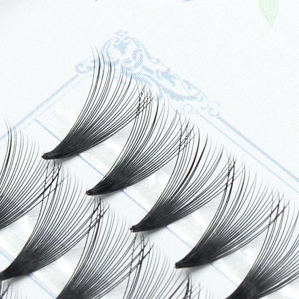 High quality naturally extend hair bundles 20D Pre-fanned Eyelashes grafted professional makeup single cluster eyelashes