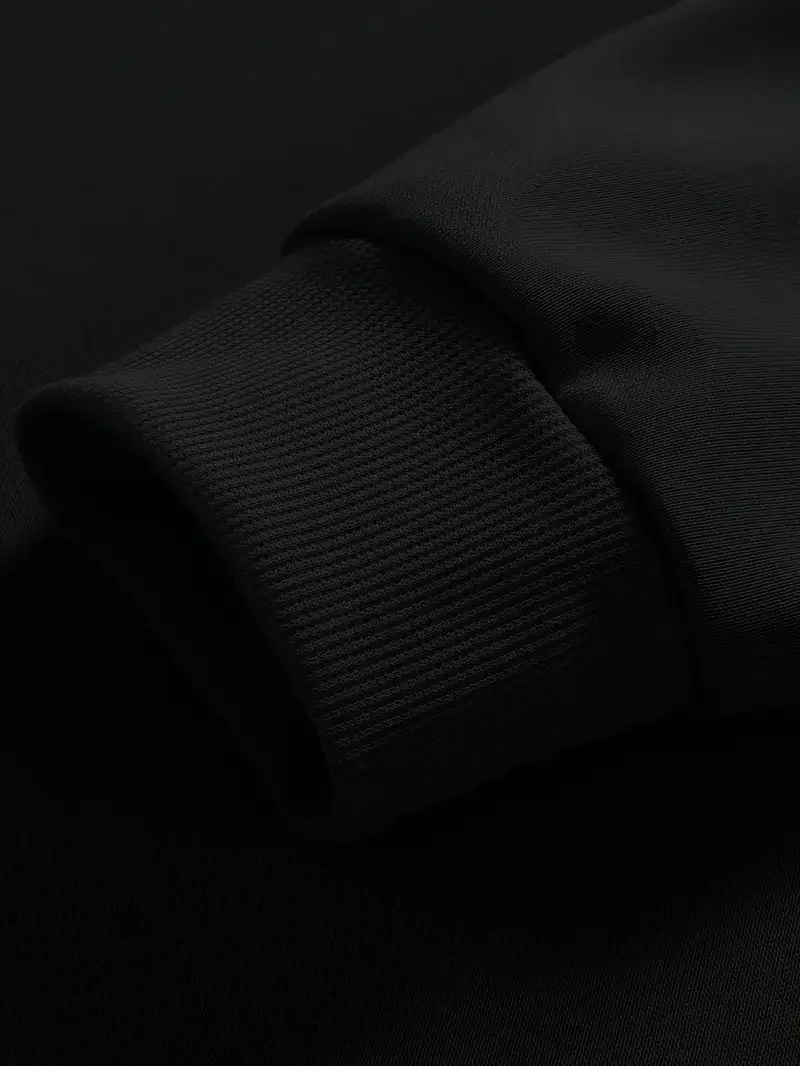 Men's autumn and winter fashionable casual loose Los Angeles letter print fleece pullover long sleeved round neck sweatshirt