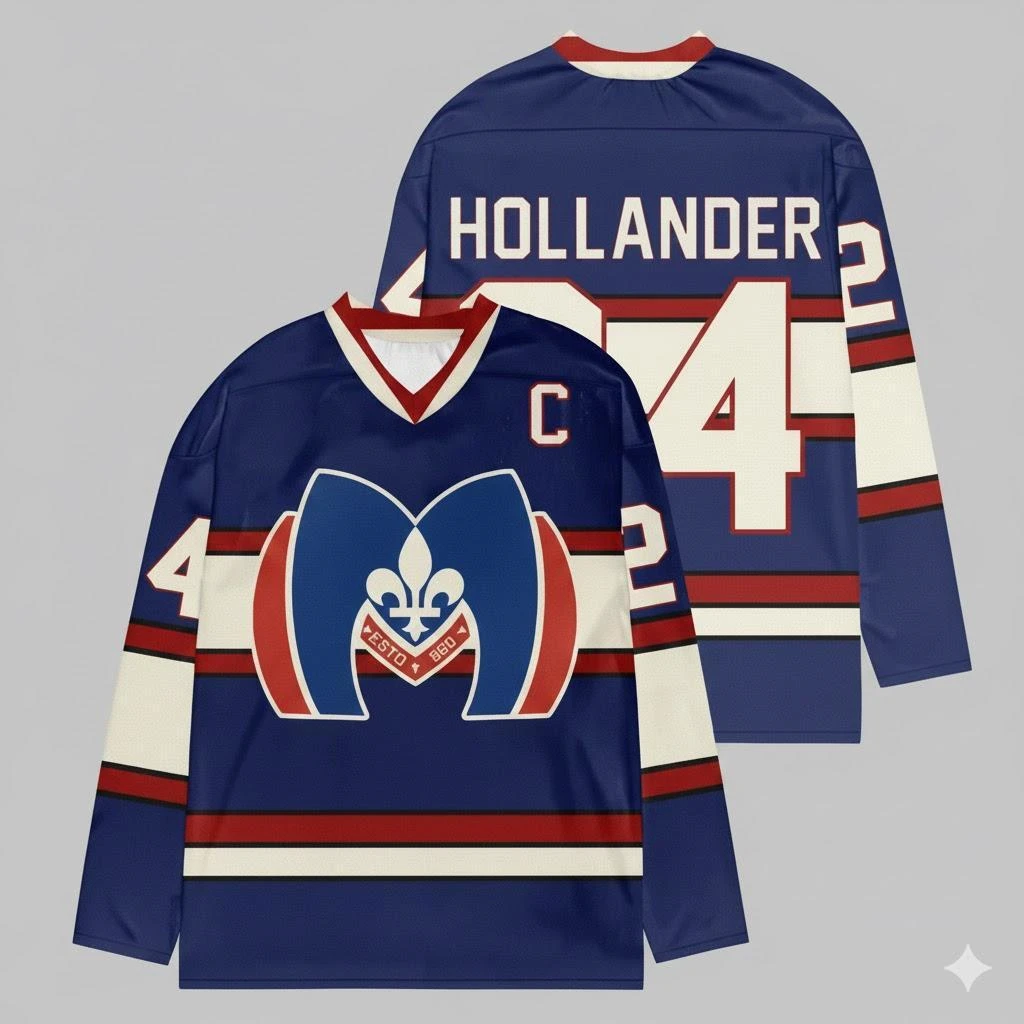 Custom Heated Rivalry Hockey Jersey Long Sleeves Tee Men's Women Rozanov HOLLANDER Fans O-neck T-shirt Unisex Tops Pullovers