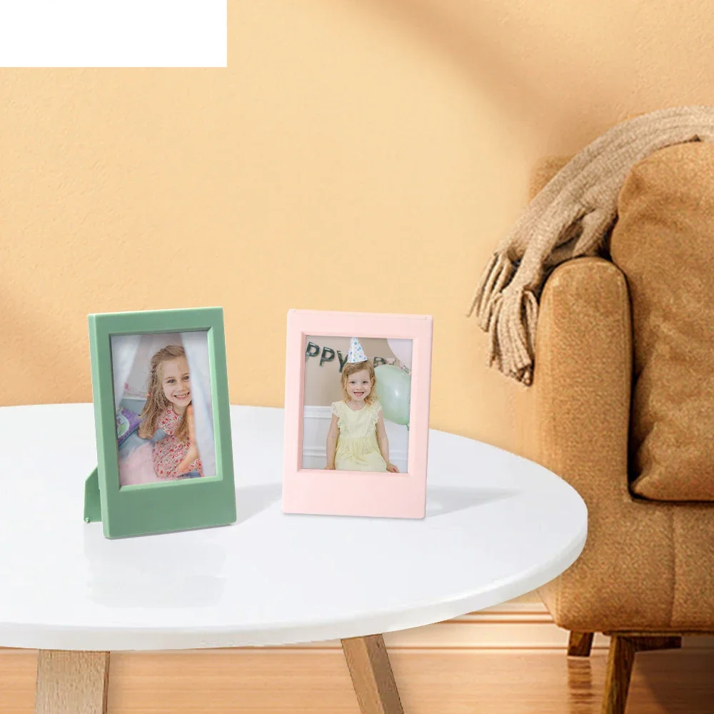 Photo Frames Transparent Stand Photo Frame for Fujifilm Instax Mini 11/9 Film Papers Acrylic Picture Artwork Frames