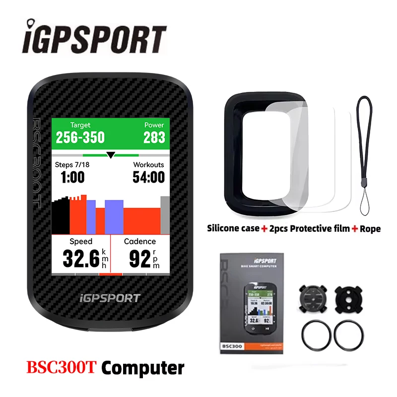 IGPSPORT BSC300T Bicycle Computer IPX6 Waterproof Wireless Bike Odometer GPS Navigation Speed Cadence Sensor Bike Accessories