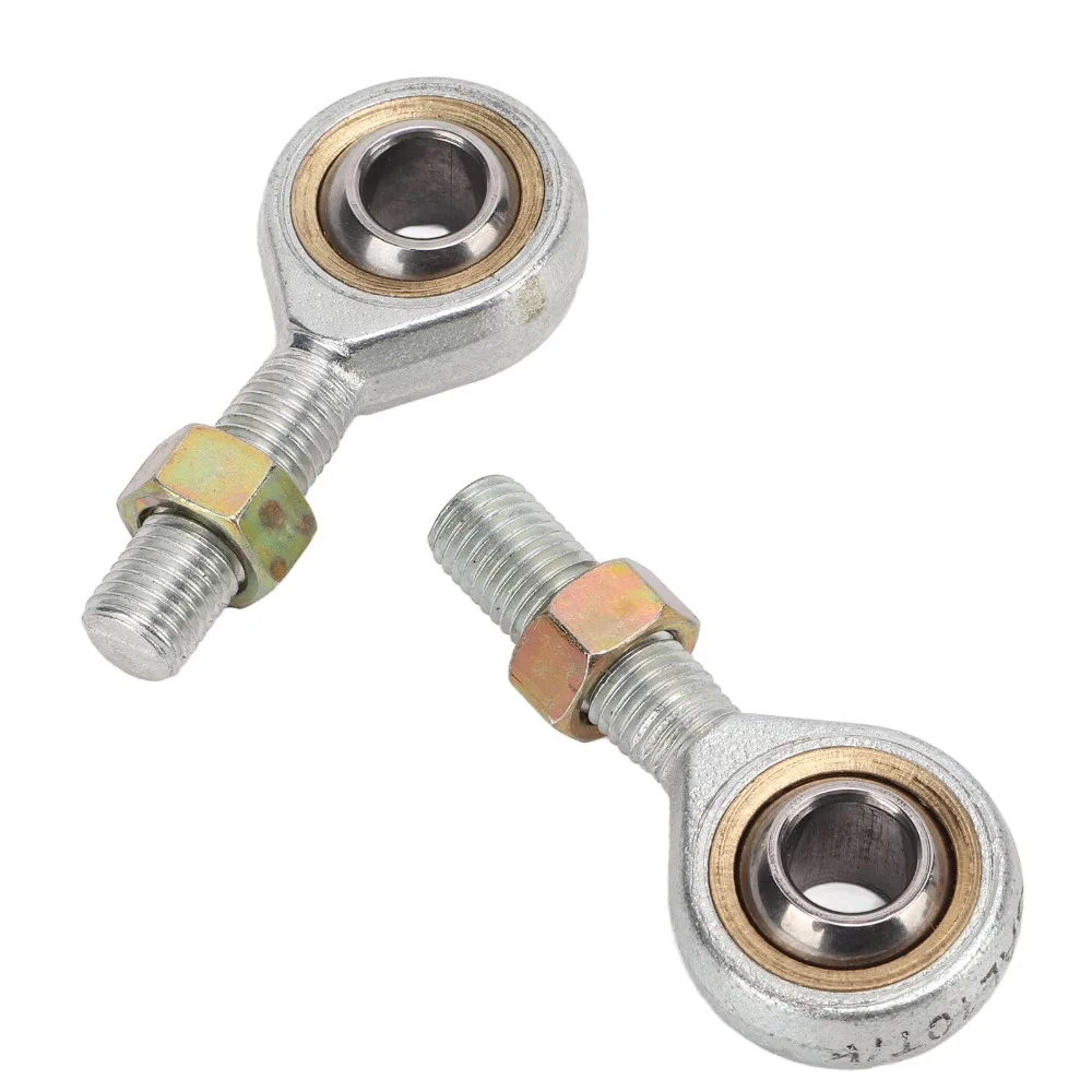 2Pcs Replacement M10 Thread Rod End Joint Bearing Left Right Hand Thread Tie Rod Ball Joint Rod End Bearing For Quad